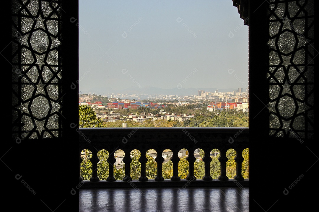 vista do bairro Bonsucesso no Rio de Janeiro Brasil.