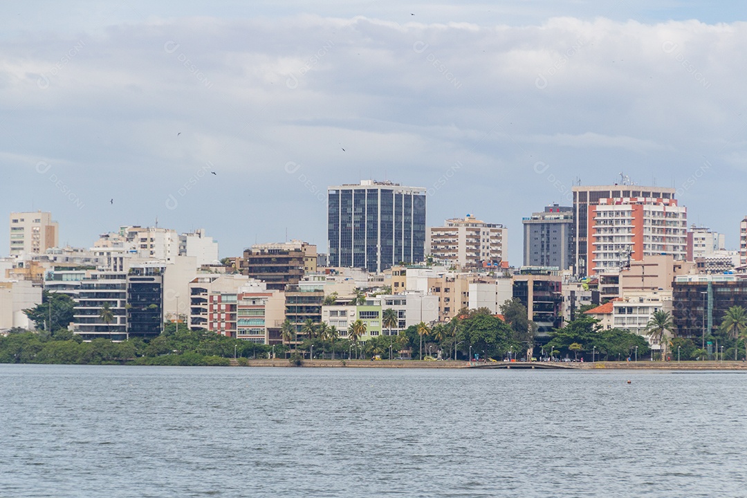 Lagoa Rodrigo de Freitas no Rio de Janeiro no Brasil.