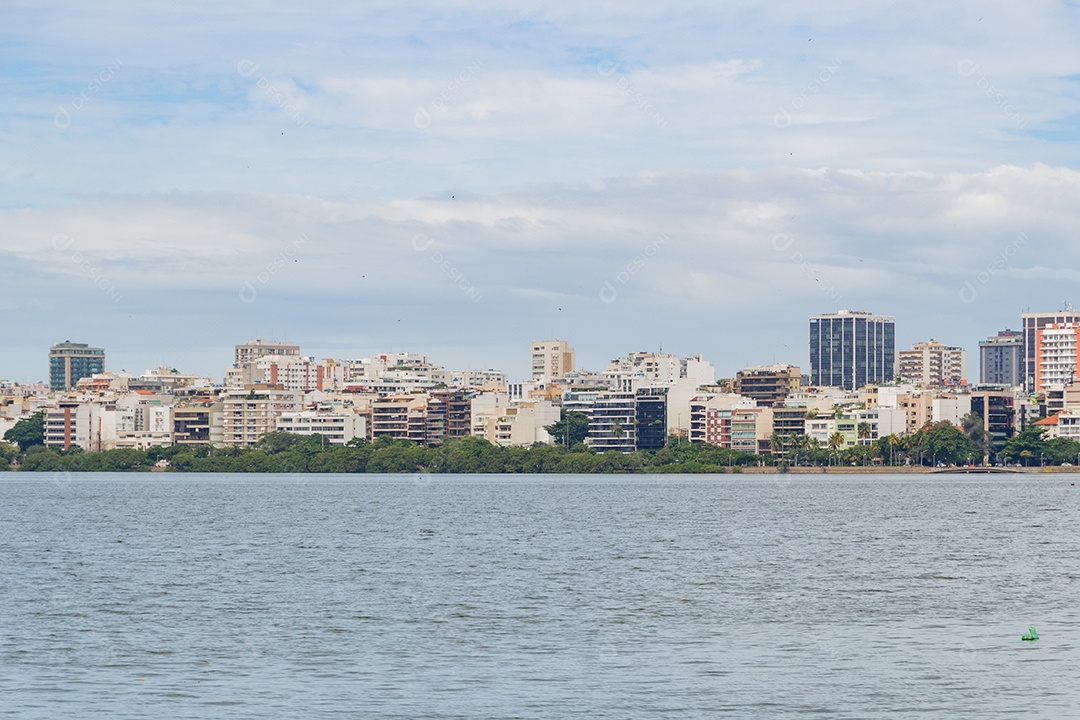 Lagoa Rodrigo de Freitas no Rio de Janeiro no Brasil.
