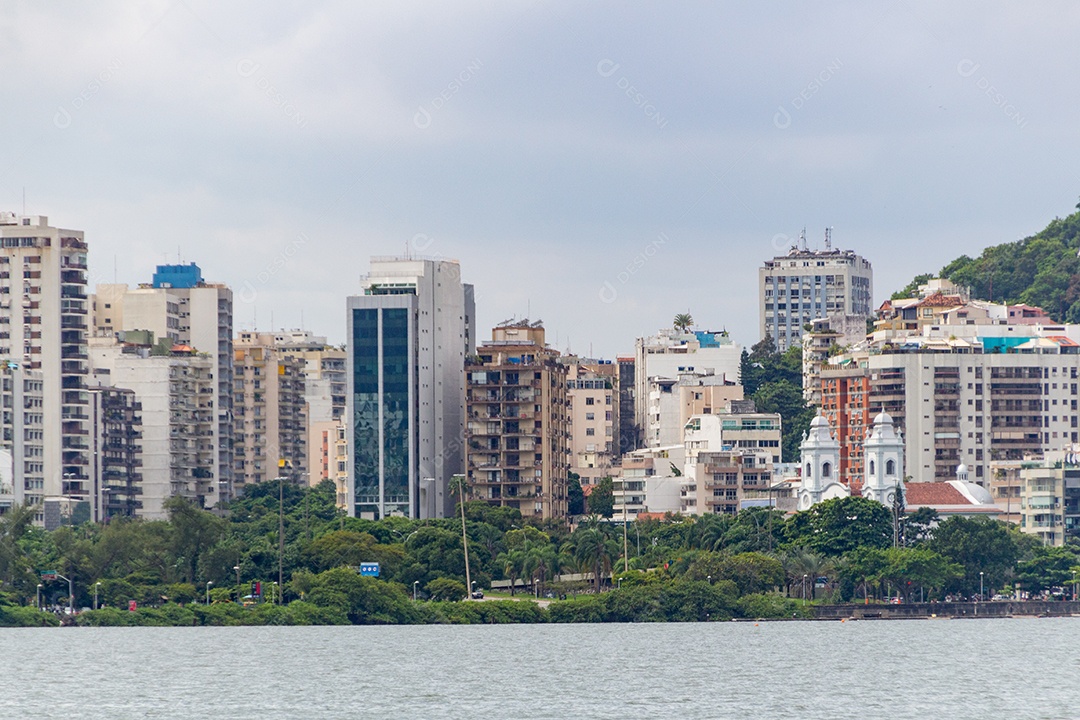 Lagoa Rodrigo de Freitas no Rio de Janeiro no Brasil.