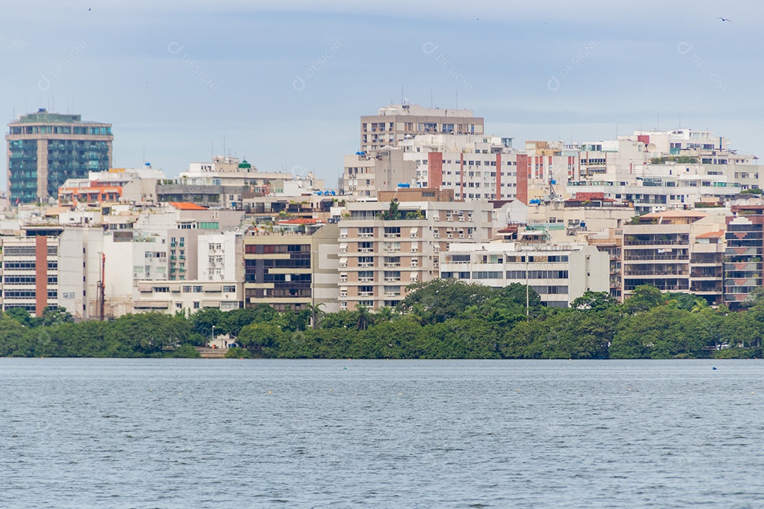Lagoa Rodrigo de Freitas no Rio de Janeiro no Brasil.