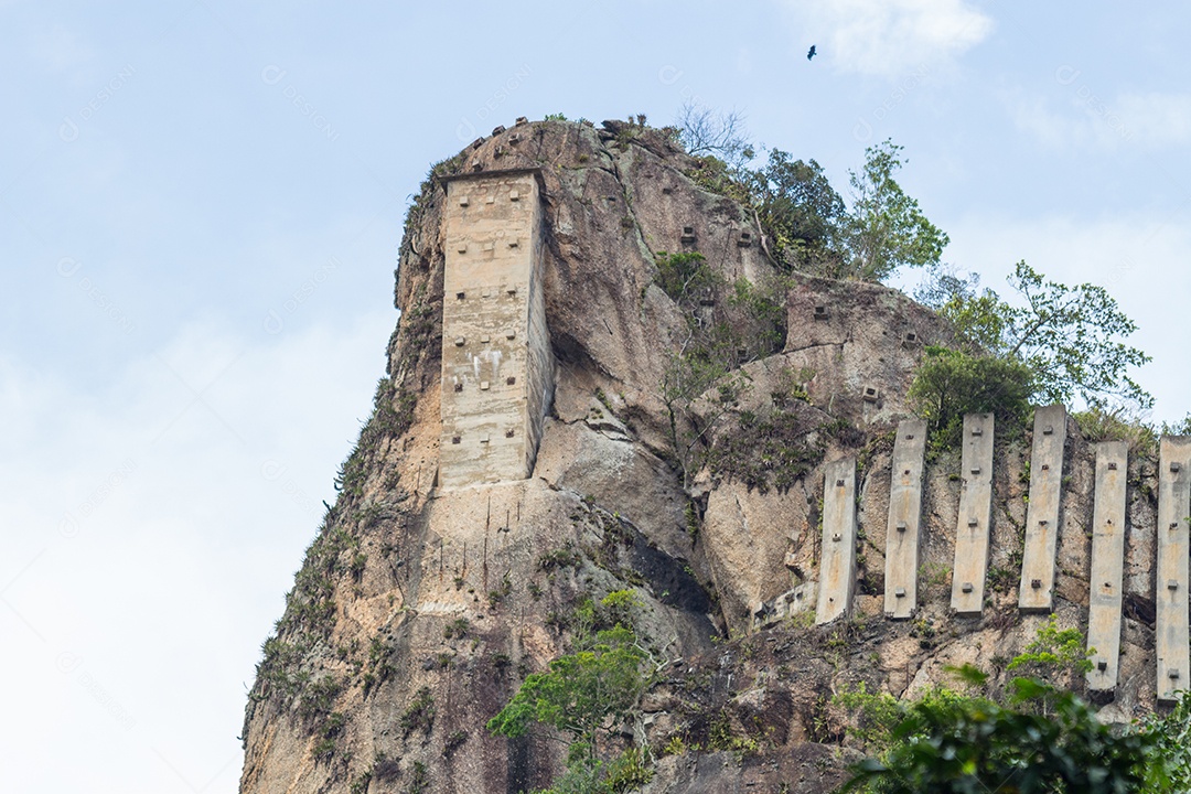 Pico da agulha de Inhanga em Copacabana no Rio de Janeiro Brasil