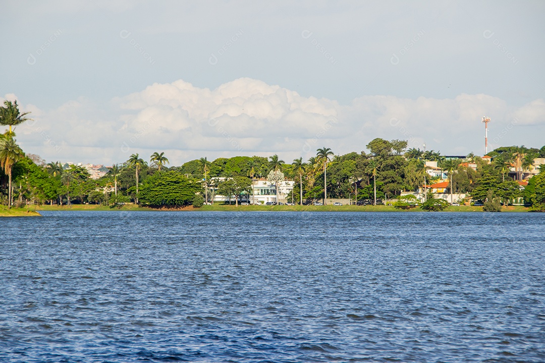 Lagoa da Pampulha (Lagoa da Pampulha) em Minas Gerais no Brasil.
