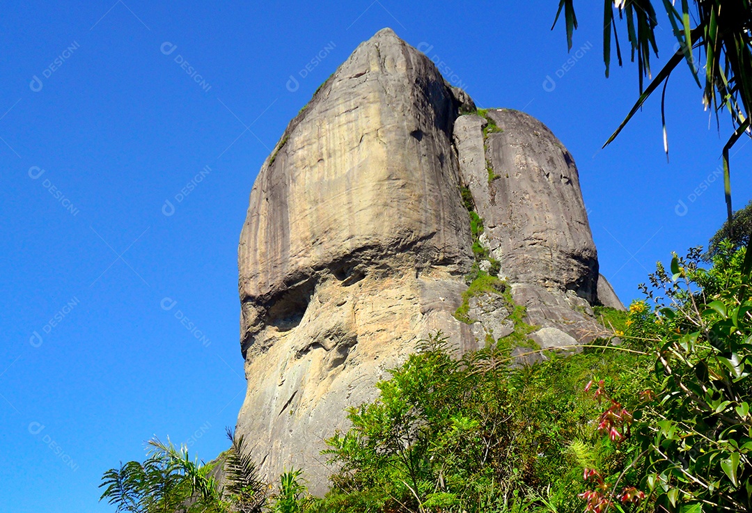 vista da Pedra da Gávea no rio de janeiro brasil.