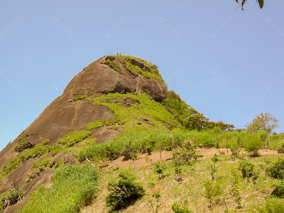 vista do Pico Perdido (Pico do Perdido) no Grajaú, Rio de Janeiro, Brasil.