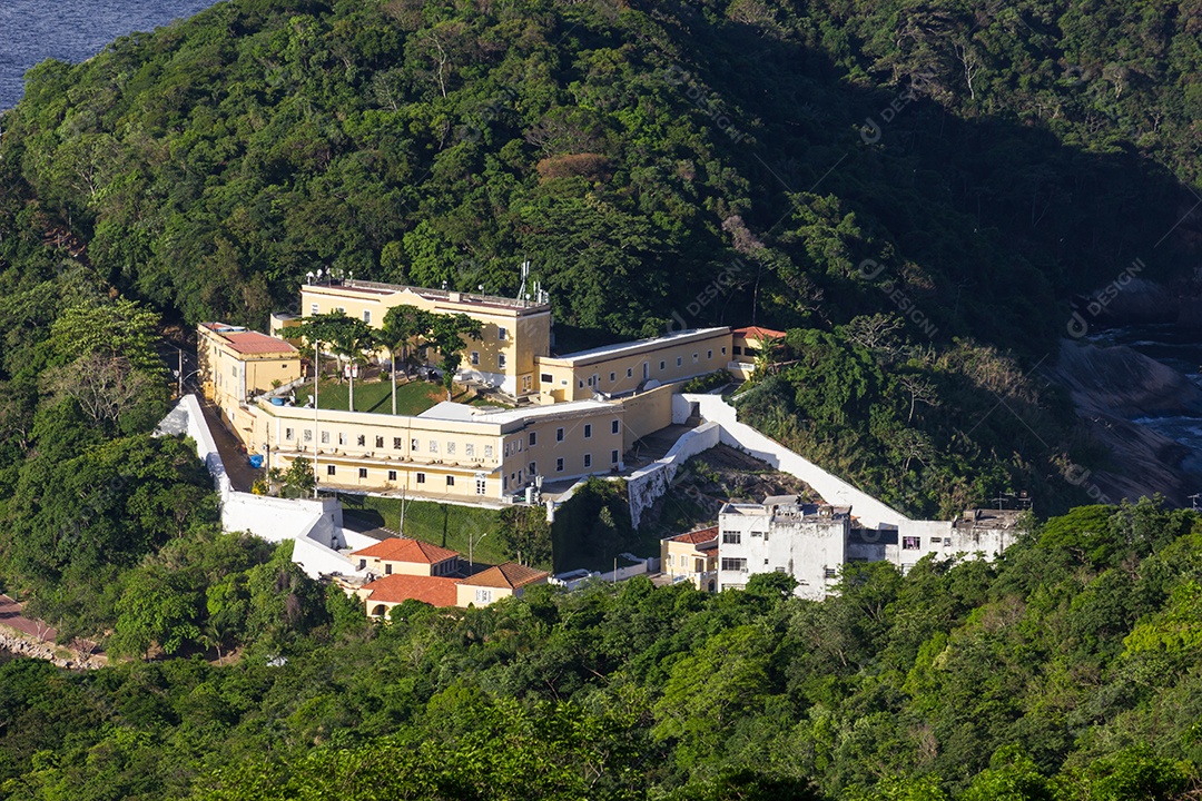 vista do topo do Morro da Urca no Rio de Janeiro Brasil.