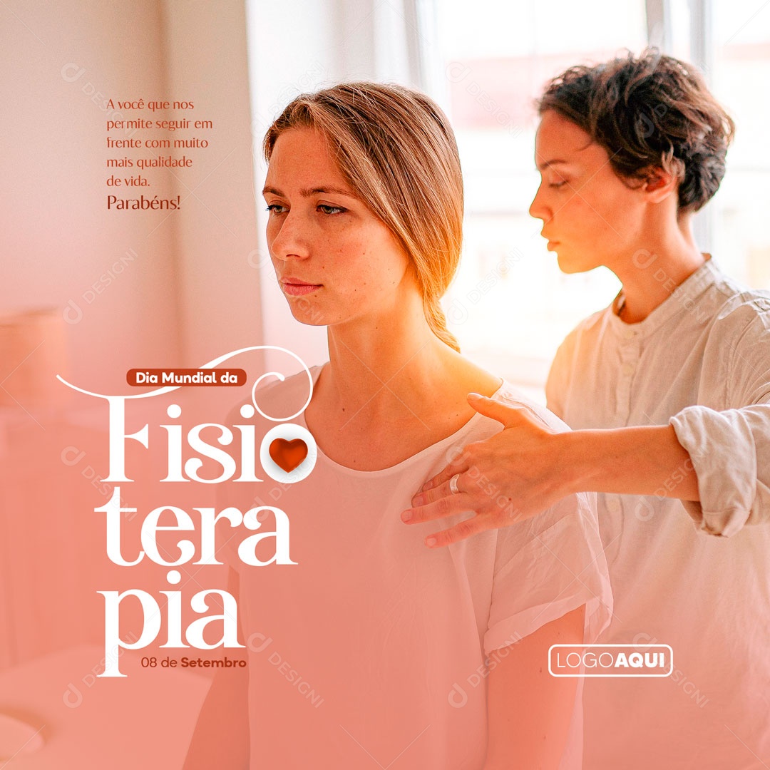 Dia Da Fisioterapia 08 De Setembro Data Comemorativa Social Media PSD Editável