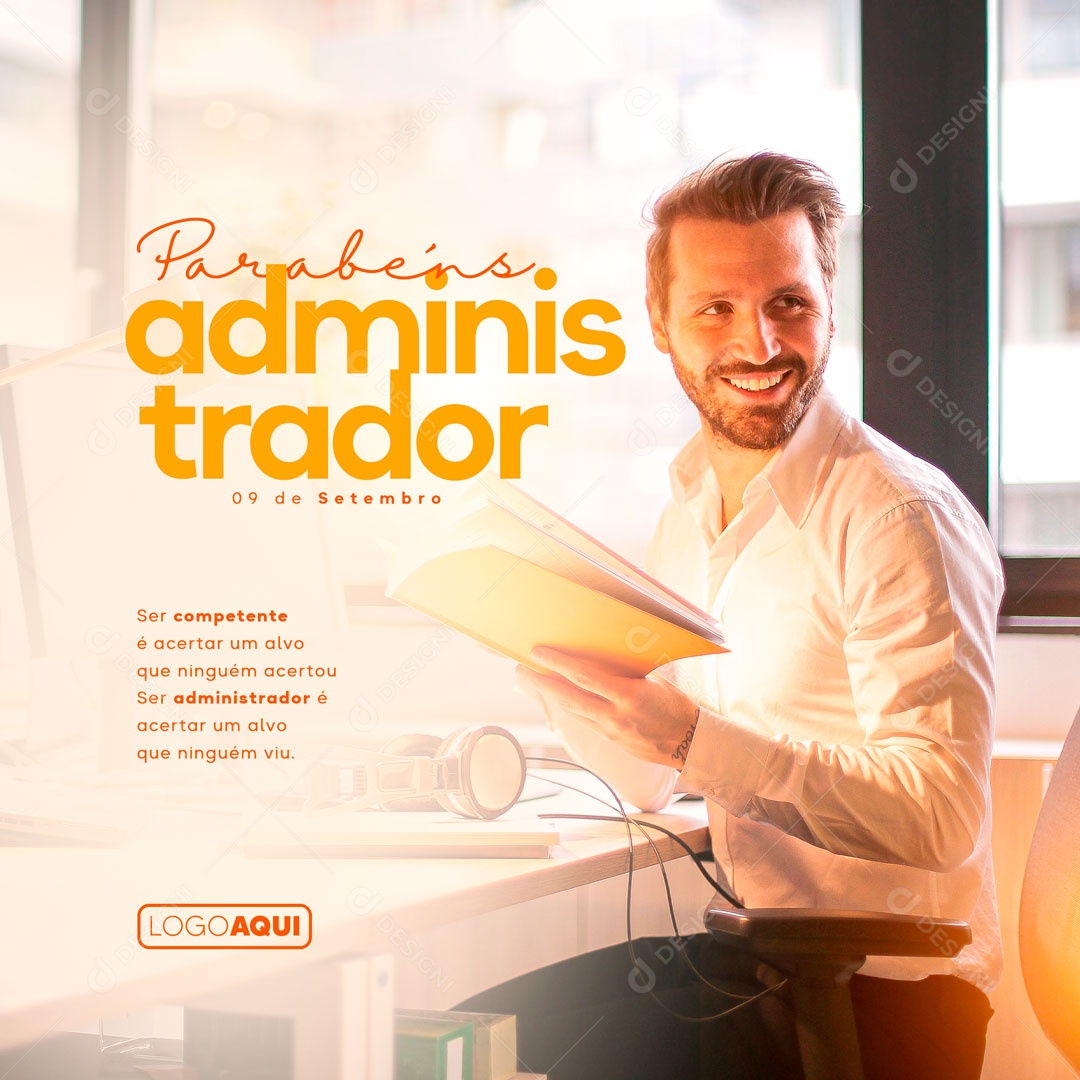Dia Da Administrador 09 De Setembro Data Comemorativa Social Media PSD Editável