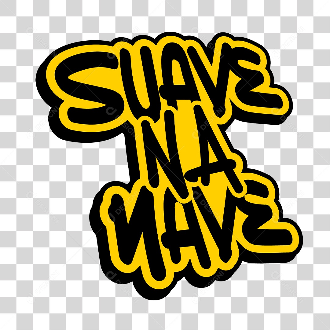 Lettering Suave na Nave EPS + PNG