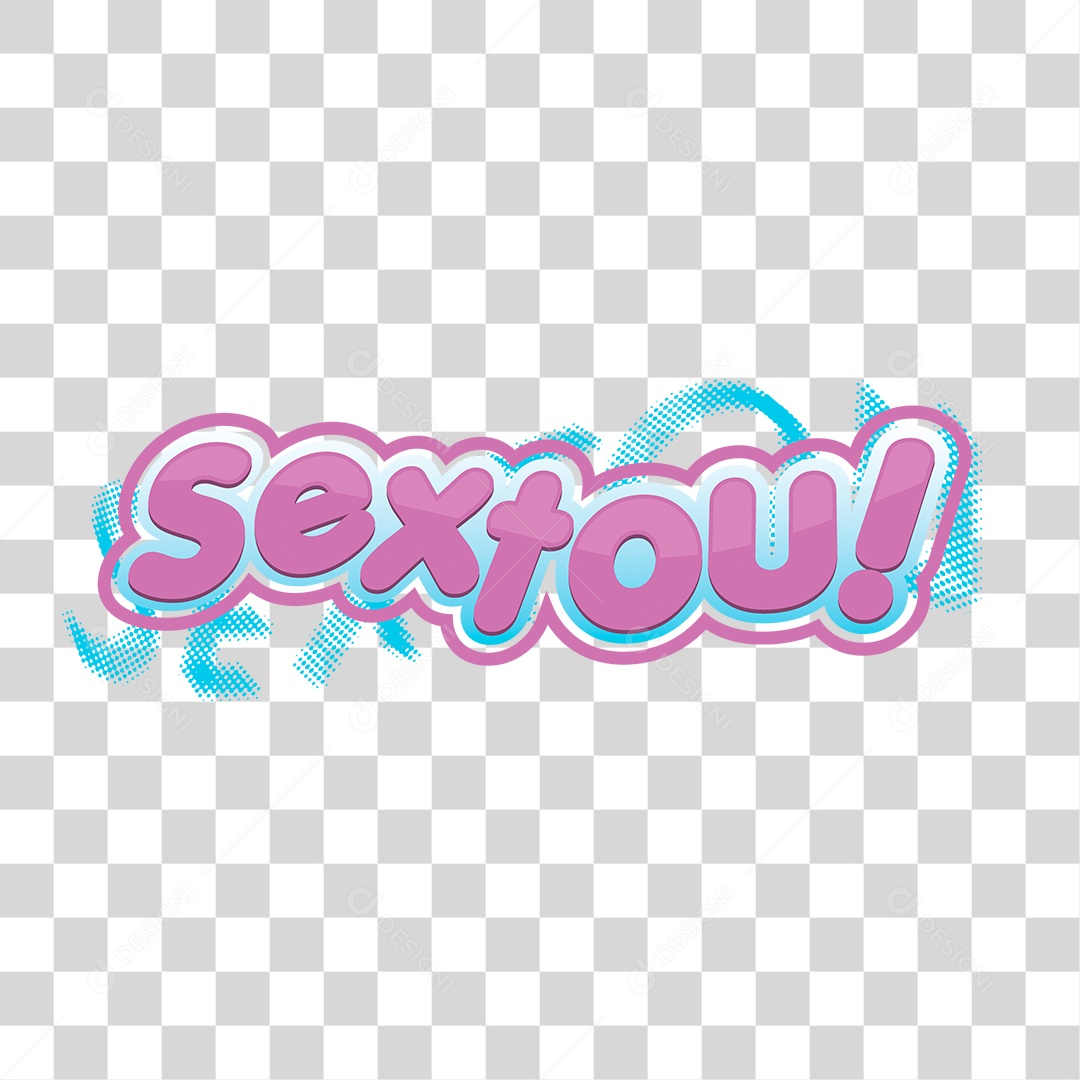 Lettering Sextou EPS + PNG