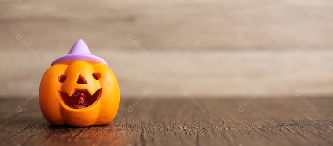 Feliz dia de Halloween com abóbora de lanterna de Jack O. Truque ou Ameaça, Olá outubro, outono outono, festivo, festa e conceito de férias