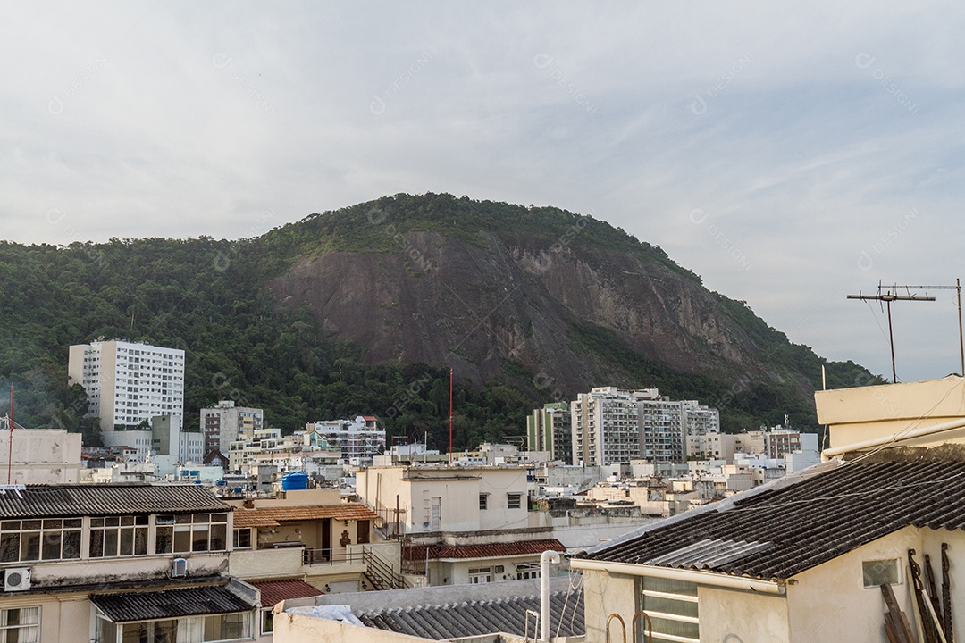 vista do bairro de Copacabana no Rio de Janeiro Brasil.