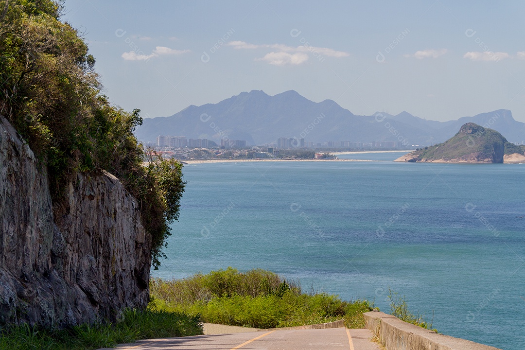 Praia de Grumari na zona oeste do rio de janeiro no brasil.