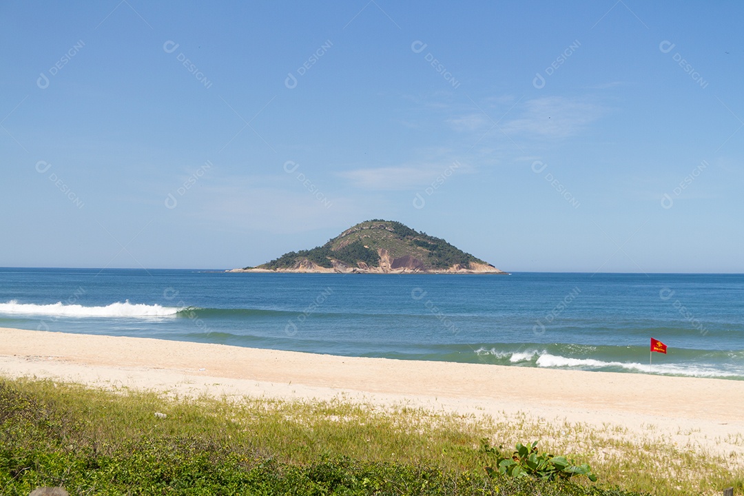 Praia de Grumari na zona oeste do rio de janeiro.