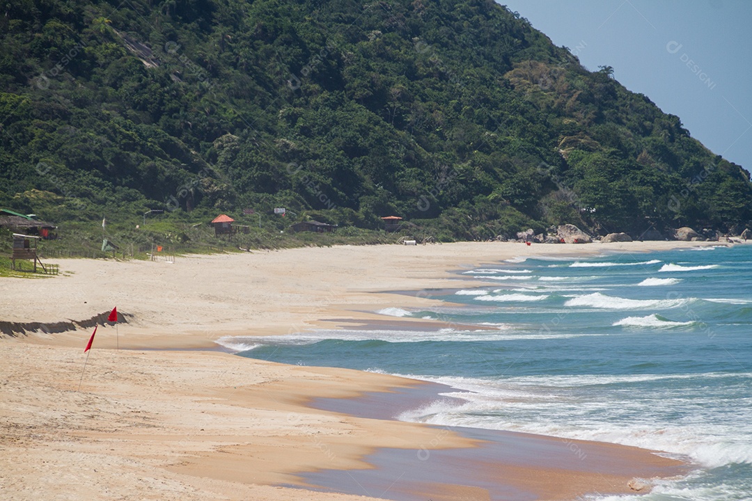 Praia de Grumari na zona oeste do rio de janeiro.c