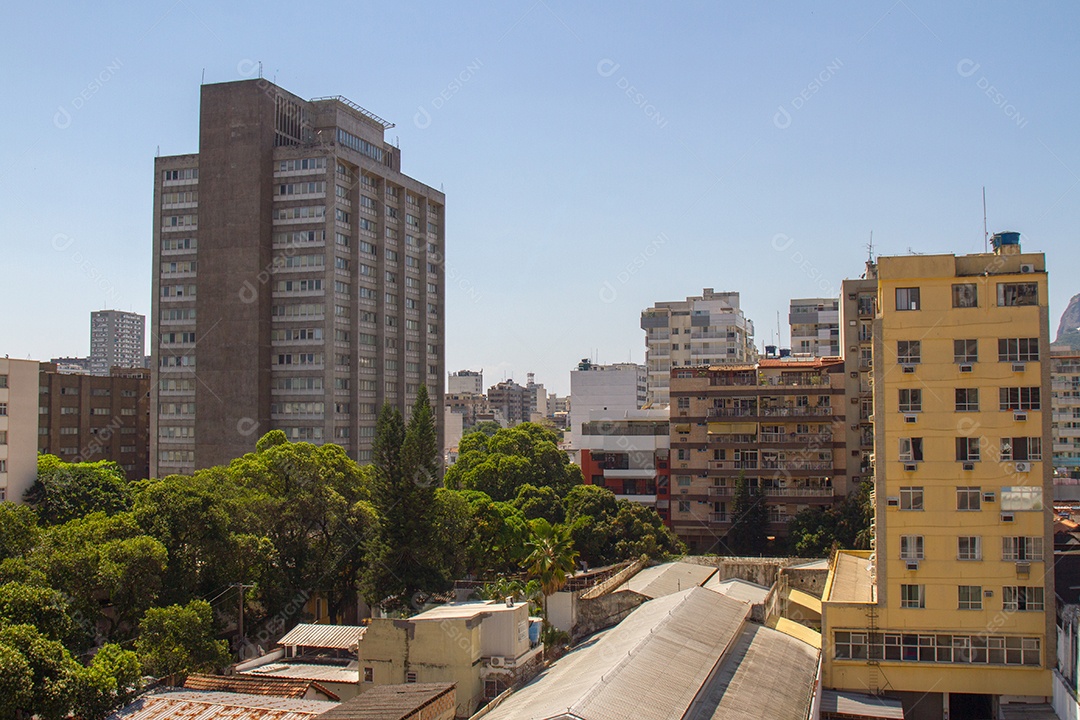 edifícios no bairro de Botafogo no Rio de Janeiro Brasil.