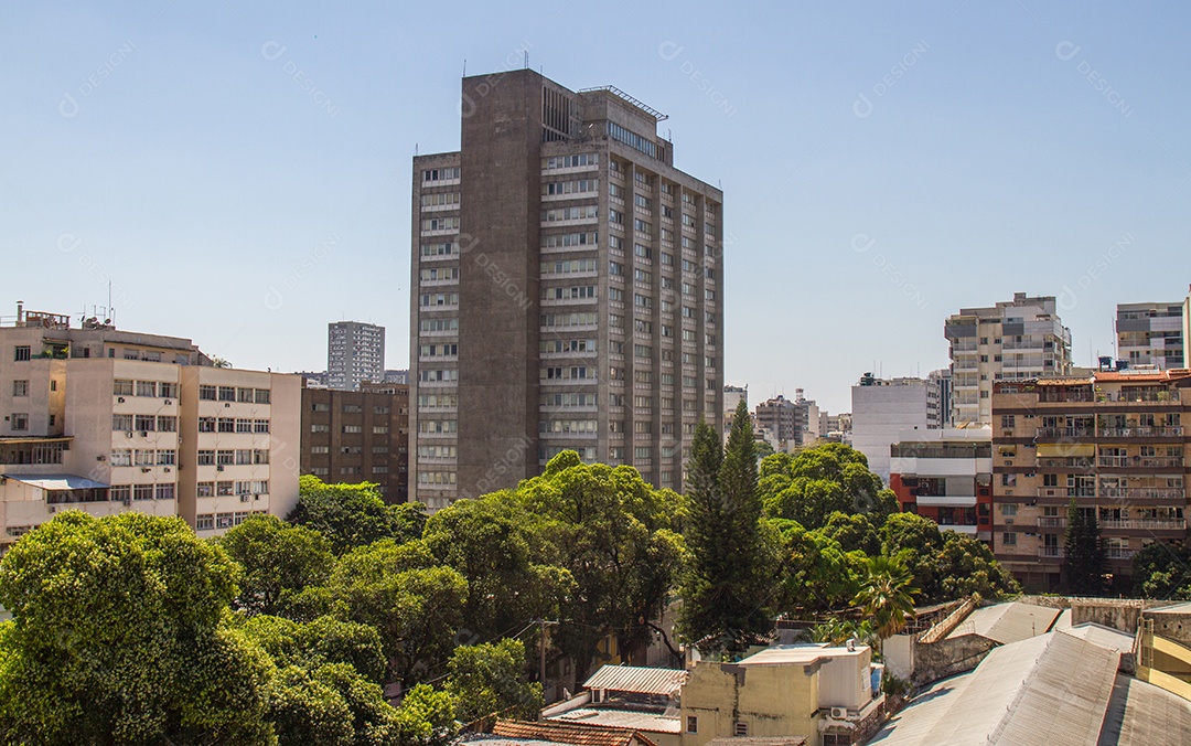 edifícios no bairro de Botafogo no Rio de Janeiro Brasil.