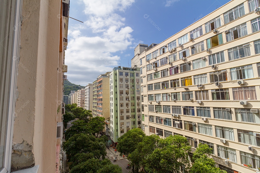 edifícios no bairro de Copacabana, no Rio de Janeiro.