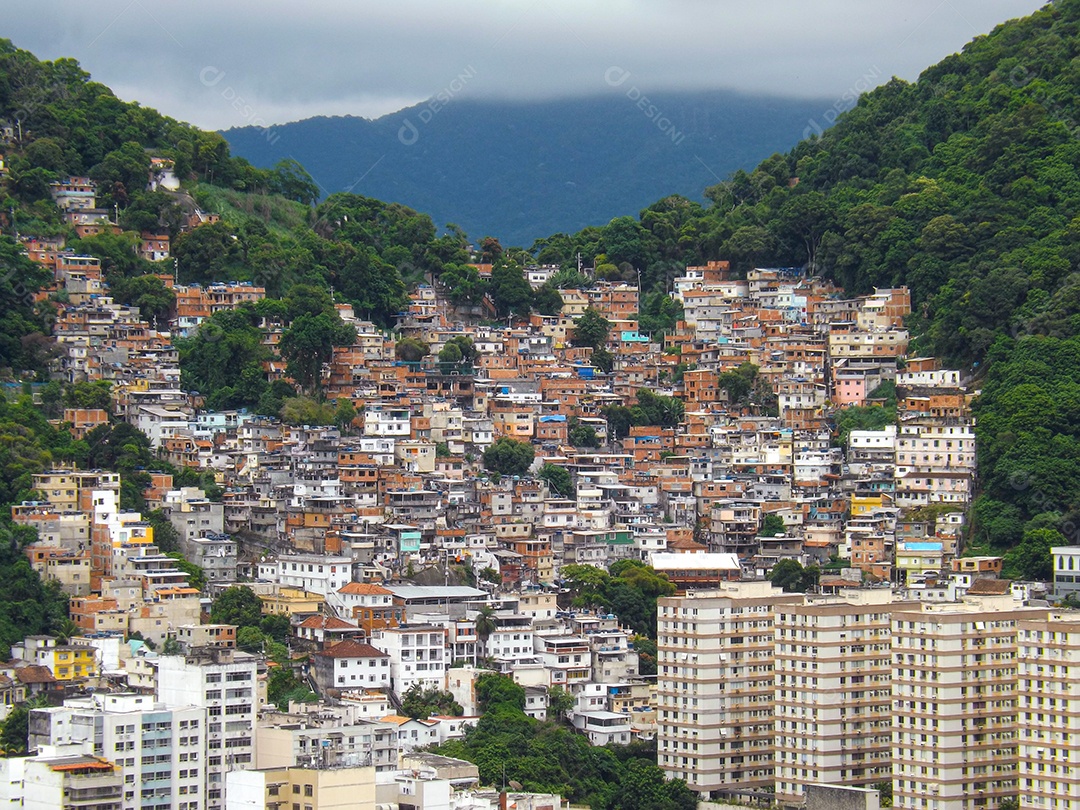 morro da tabajara no bairro de Copacabana no Rio de Janeiro, Brasil.