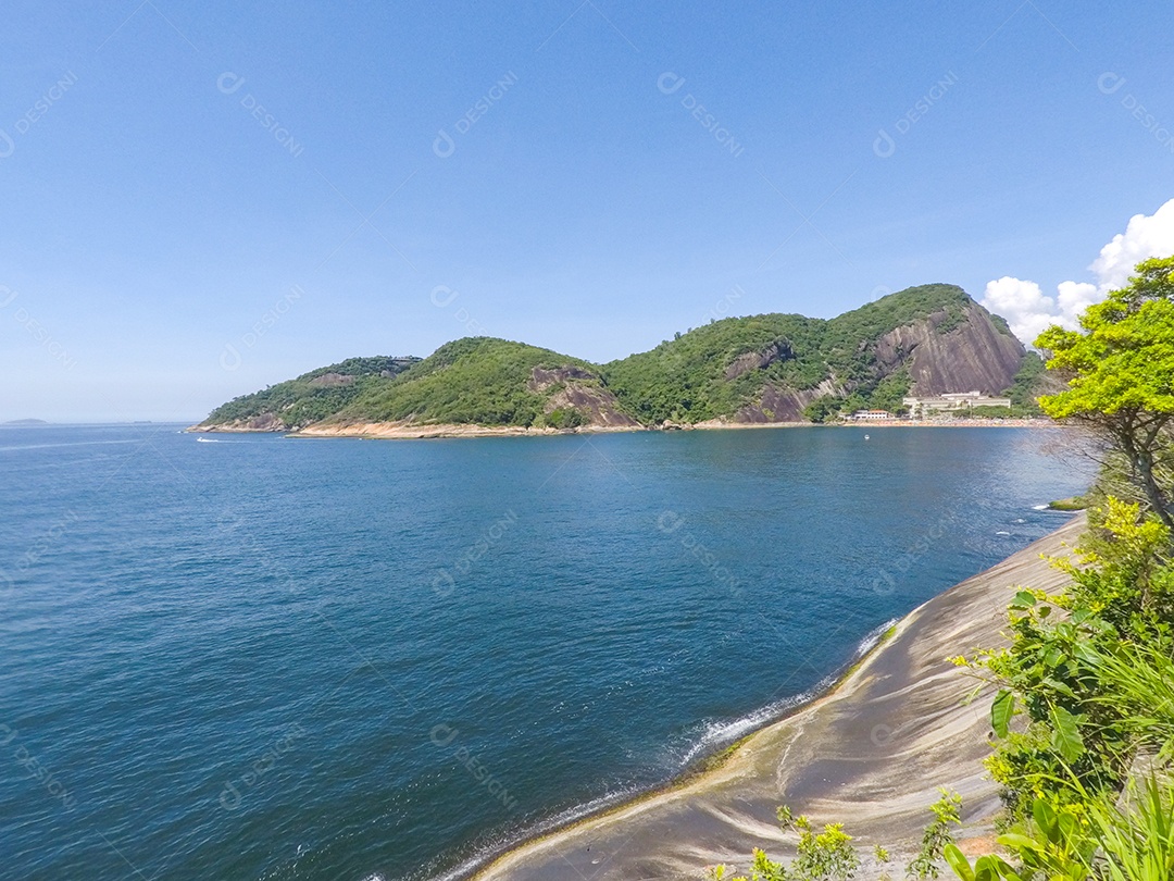 vista da pista de claudio coutinho na urca no Rio de Janeiro, Brasil.