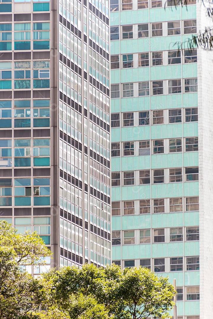 prédios no centro do Rio de Janeiro.