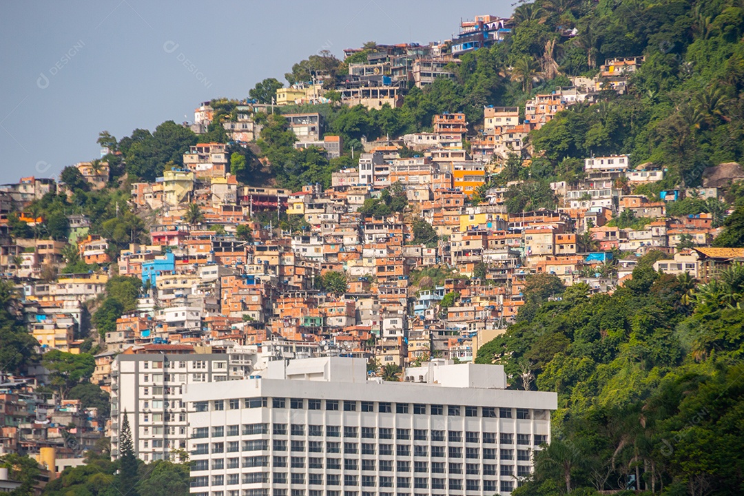 topo de alguns prédios no centro do Rio de Janeiro Brasil.