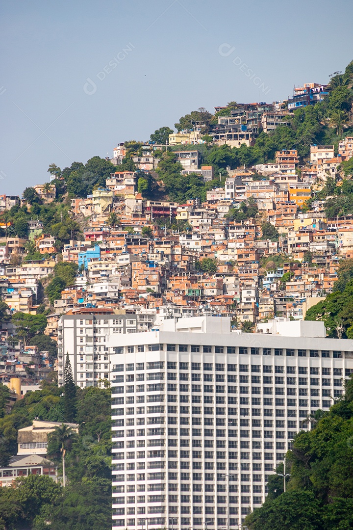 topo de alguns prédios no centro do Rio de Janeiro Brasil.