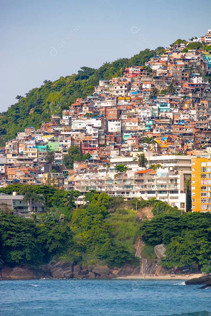 topo de alguns prédios no centro do Rio de Janeiro Brasil.