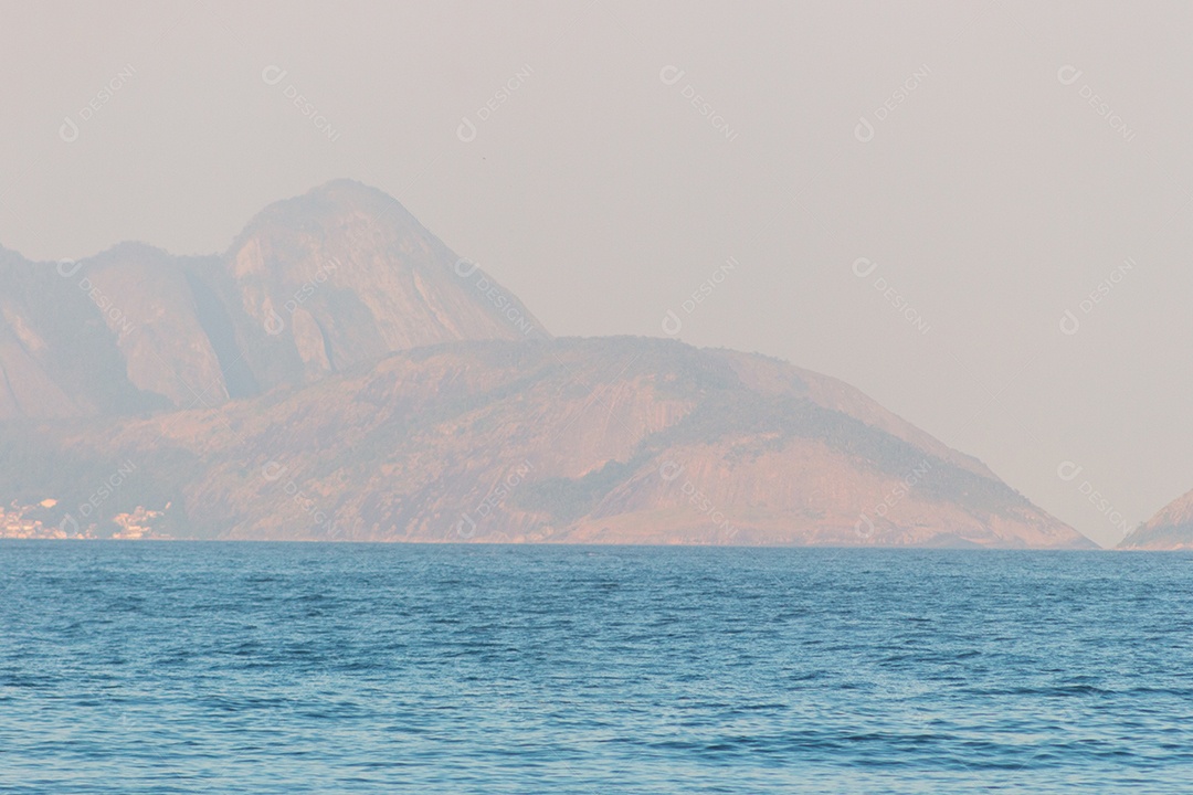 Praia de Copacabana no Rio de Janeiro Brasil.