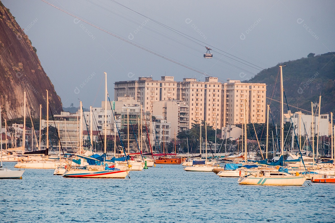 Enseada de Botafogo no Rio de Janeiro.