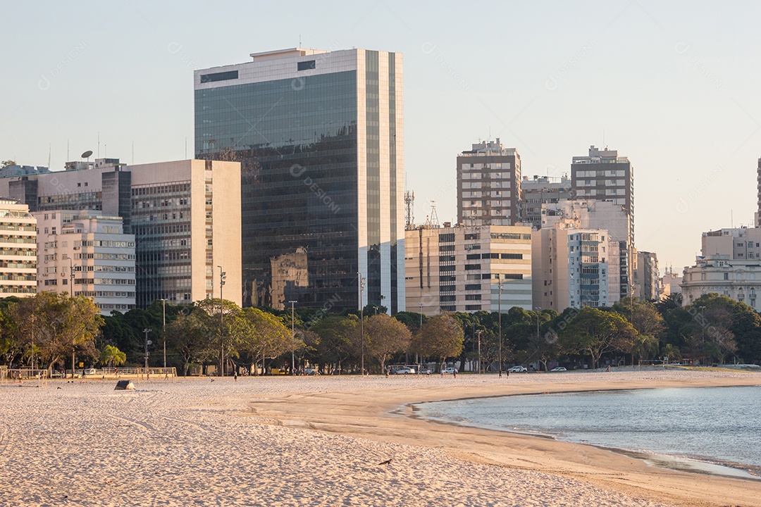 Praia de Botafogo no Rio de Janeiro.