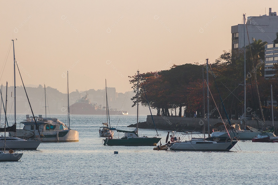Enseada de Botafogo no Rio de Janeiro.