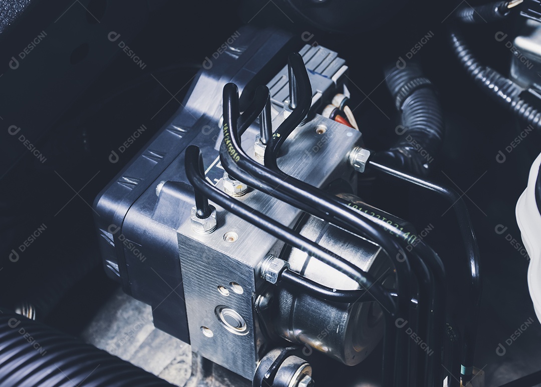 ABS (sistema de freio antitravamento) caixa de controle do módulo da unidade e freio