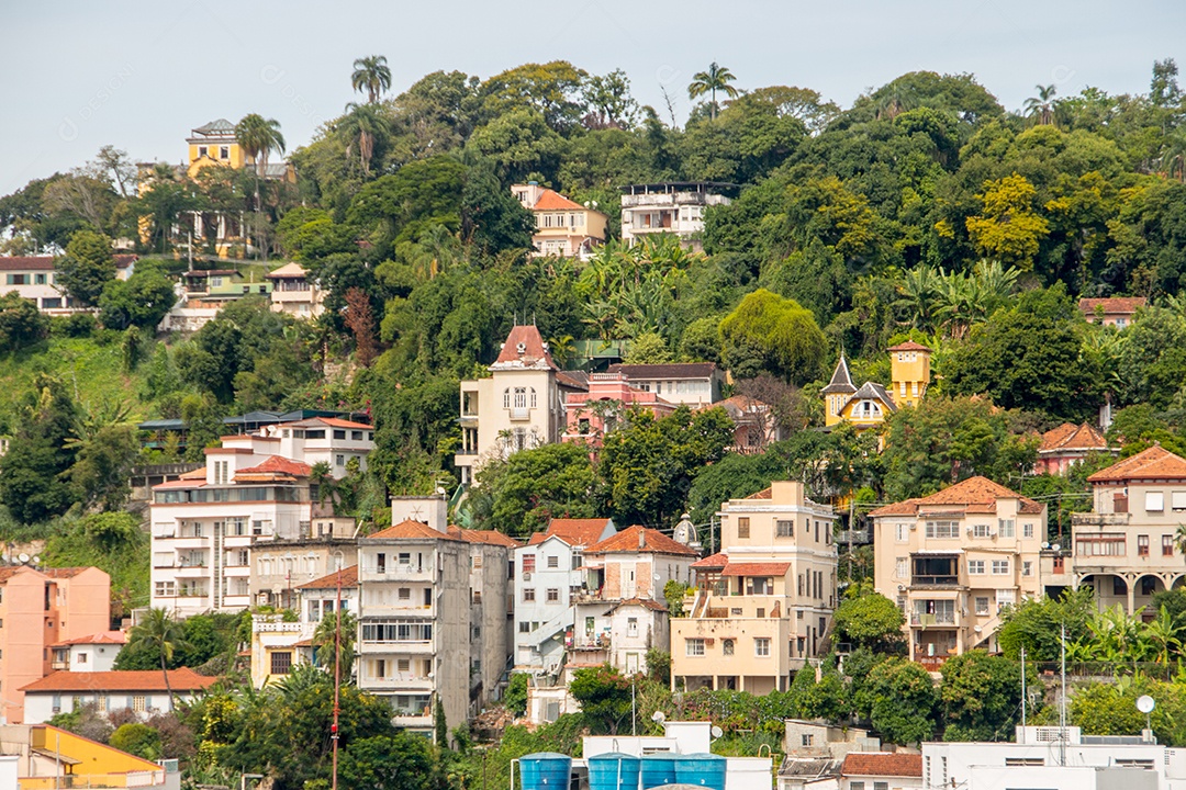 Morro da Tijuquinha na zona oeste do Rio de Janeiro Brasil.