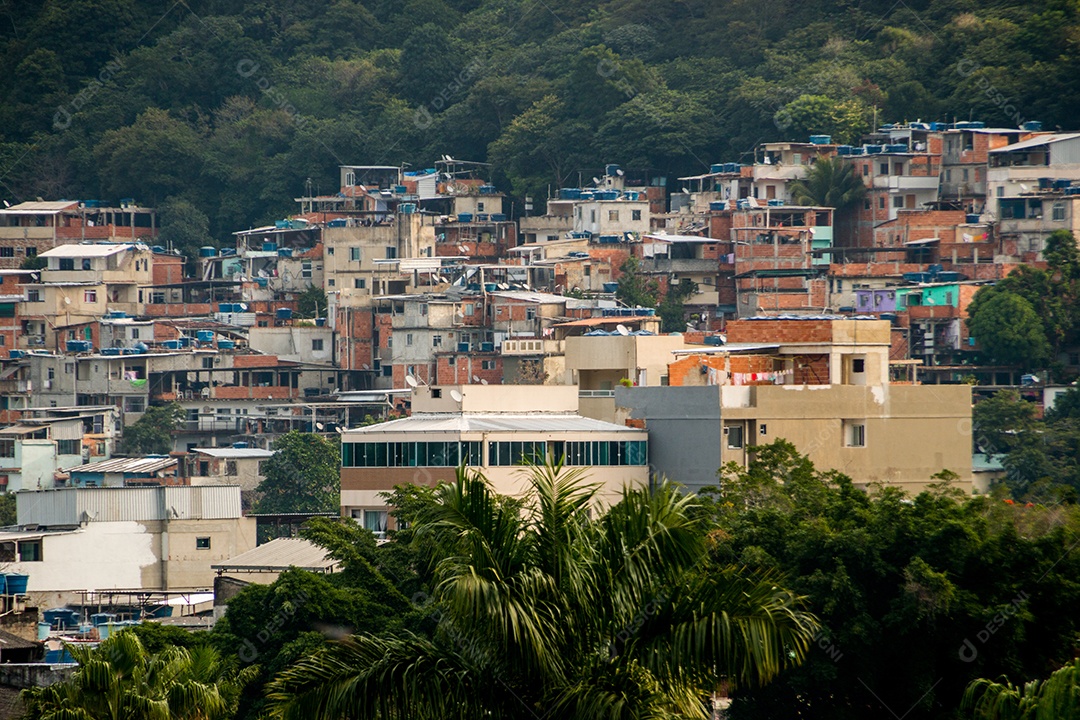Morro da Tijuquinha na zona oeste do Rio de Janeiro Brasil.