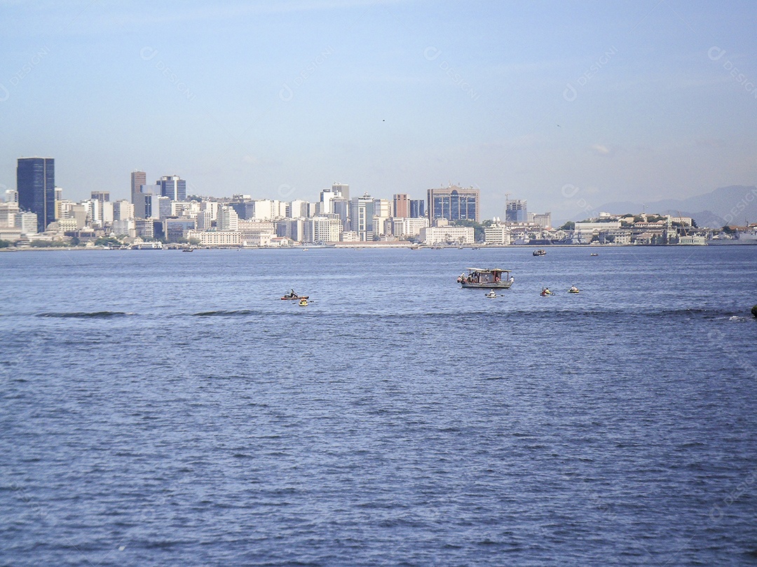praia vermelha em niterói no Rio de Janeiro, Brasil.