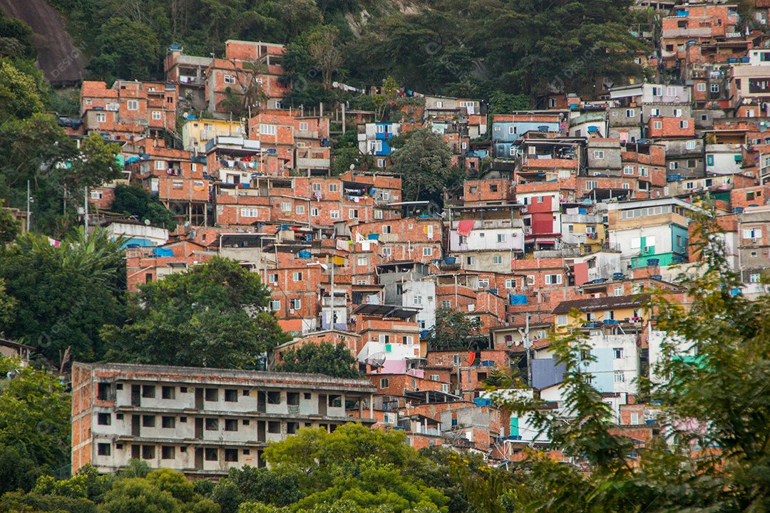 favela de santa marta no rio de janeiro.