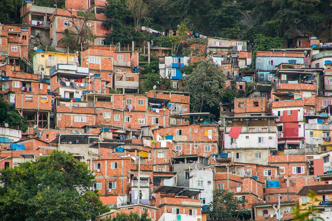 favela de santa marta no rio de janeiro.