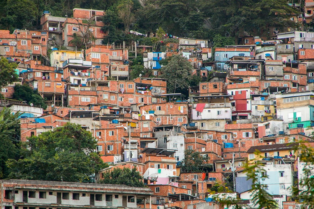 favela de santa marta no rio de janeiro.