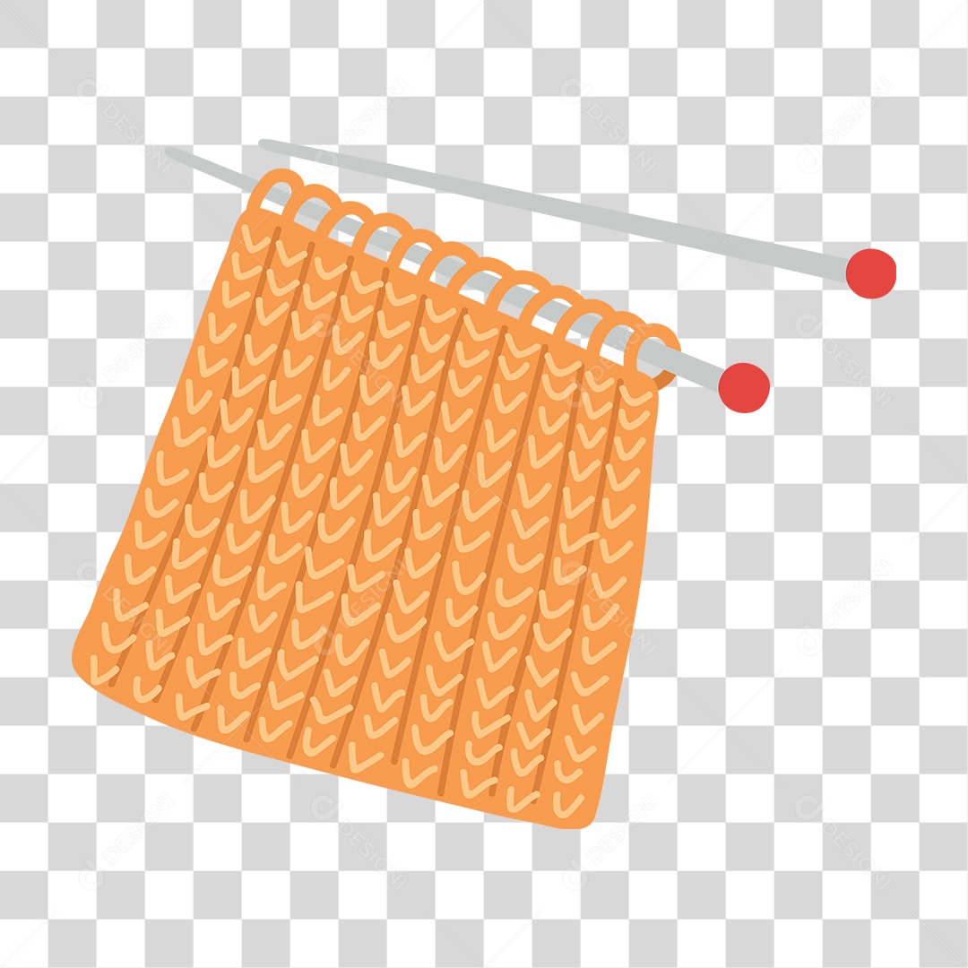 Bordado de Tricô PNG Transparente