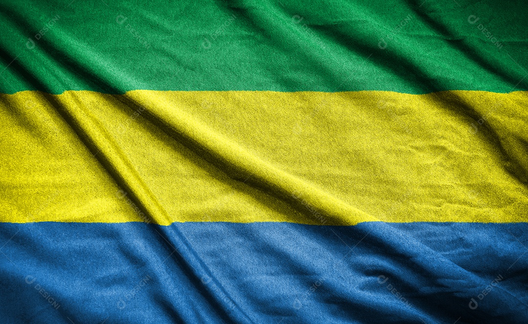 Bandeira realista da Bolívia na superfície ondulada do tecido