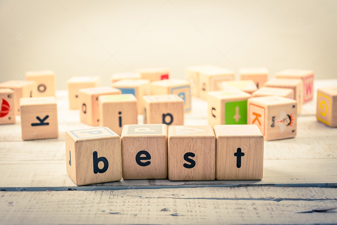 Palavra melhor madeira cúbica na madeira