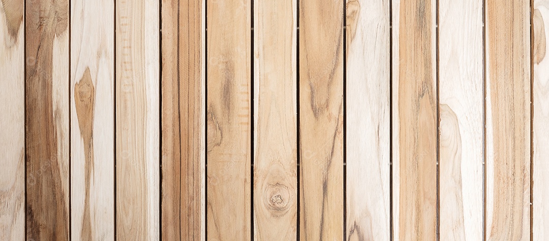 Fundo de mesa de madeira marrom vazio. Mock up para a exibição do seu produto