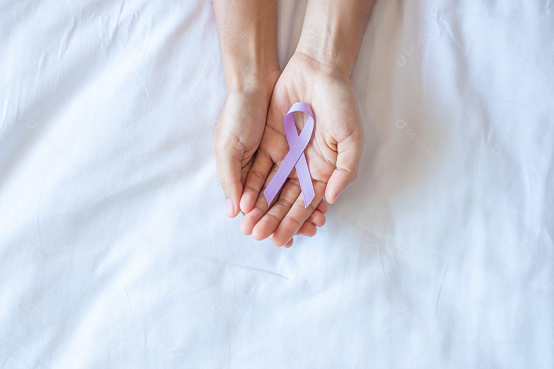 October Breast Cancer Awareness Month, Adult Woman Holding Hand