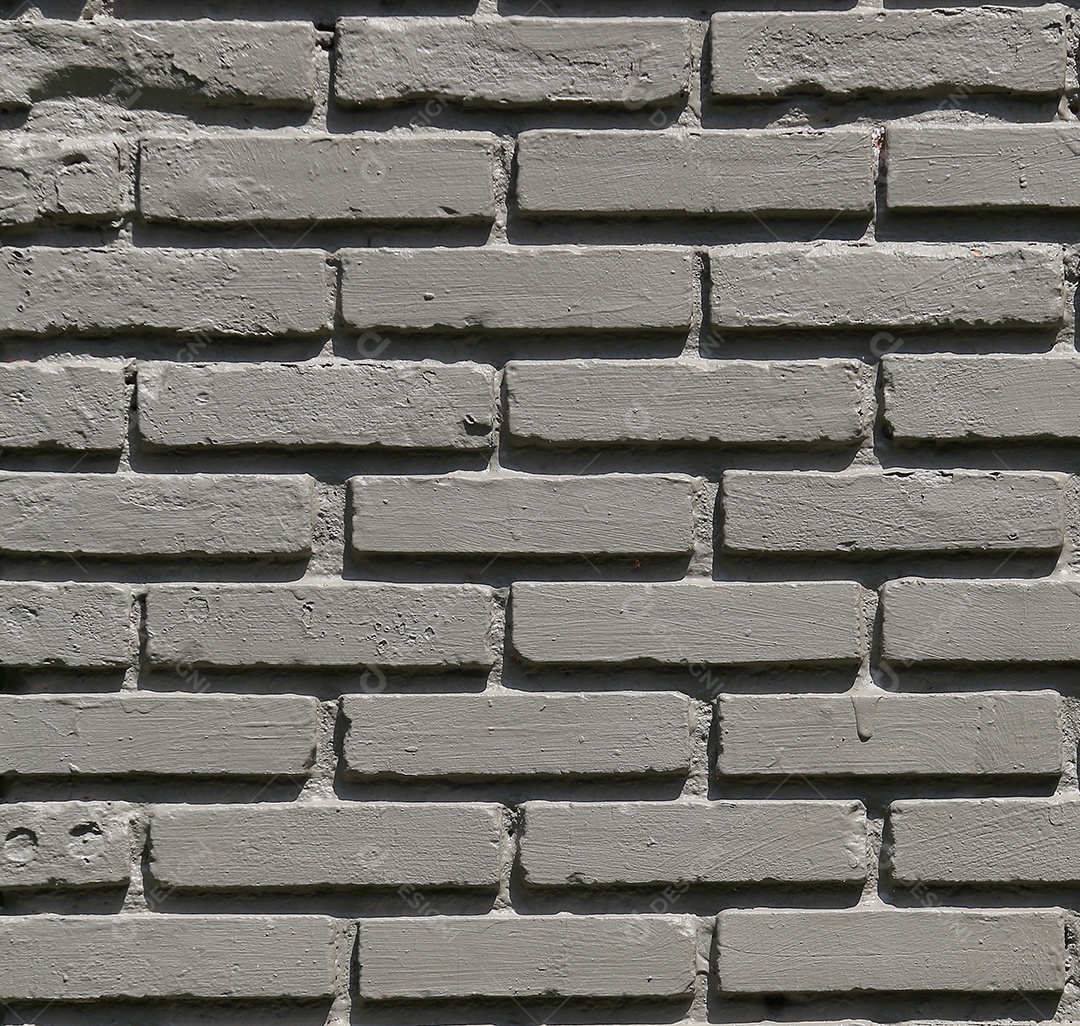 parede de tijolos cinza