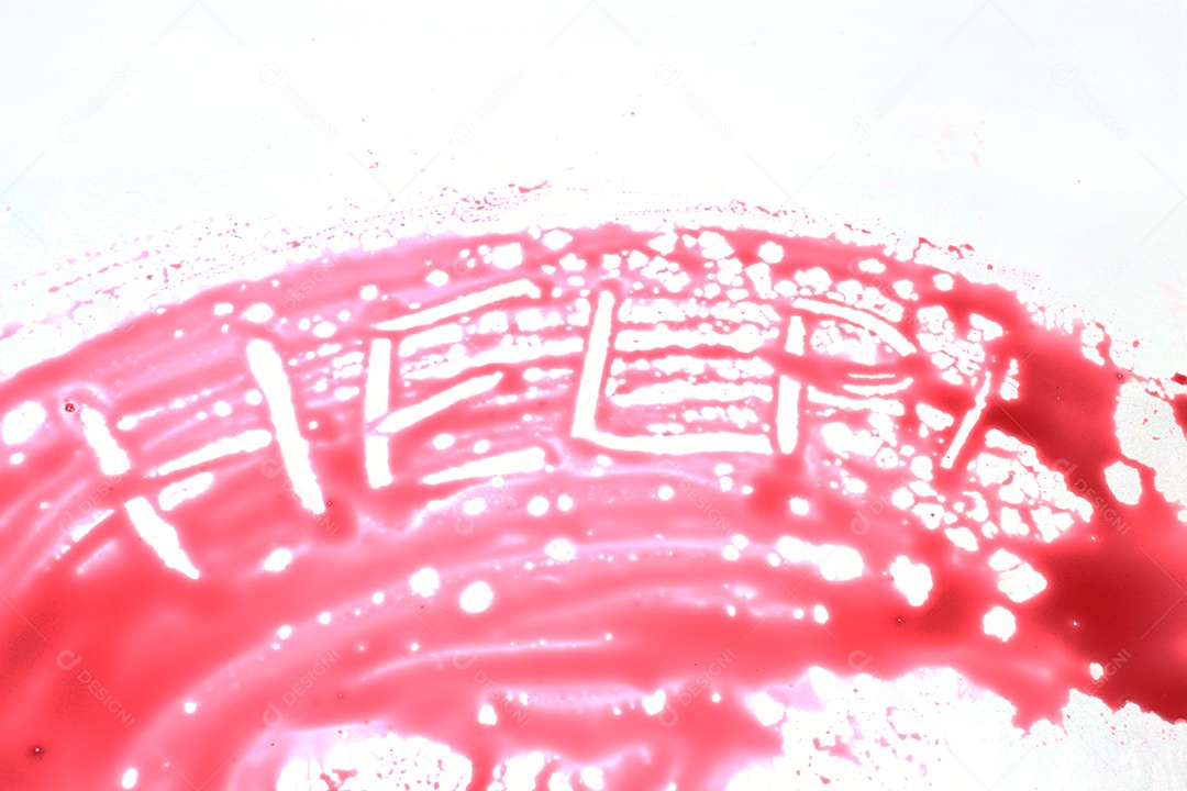 Manchas de sangue vermelho sobre fundo isolado branco Halloween