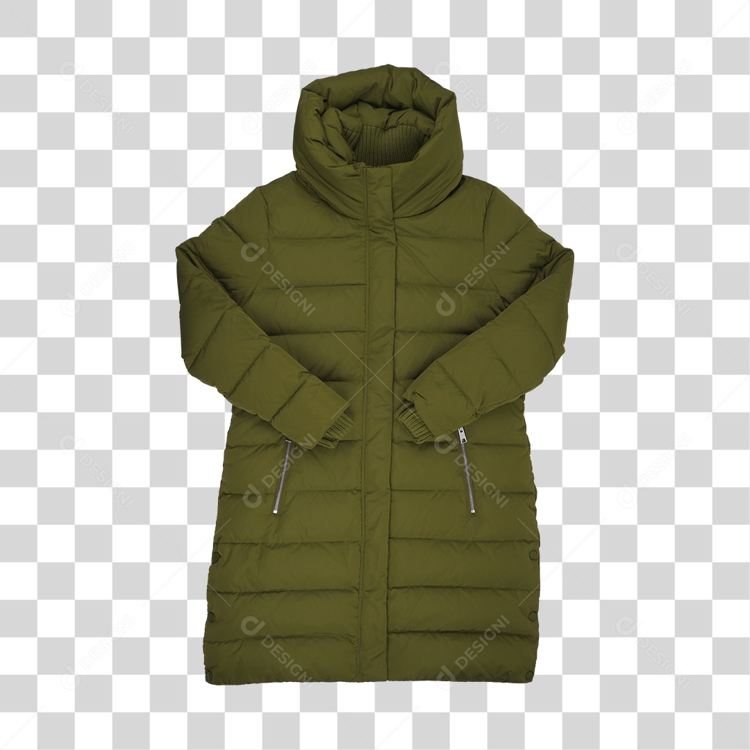 Jaqueta Verde PNG Transparente