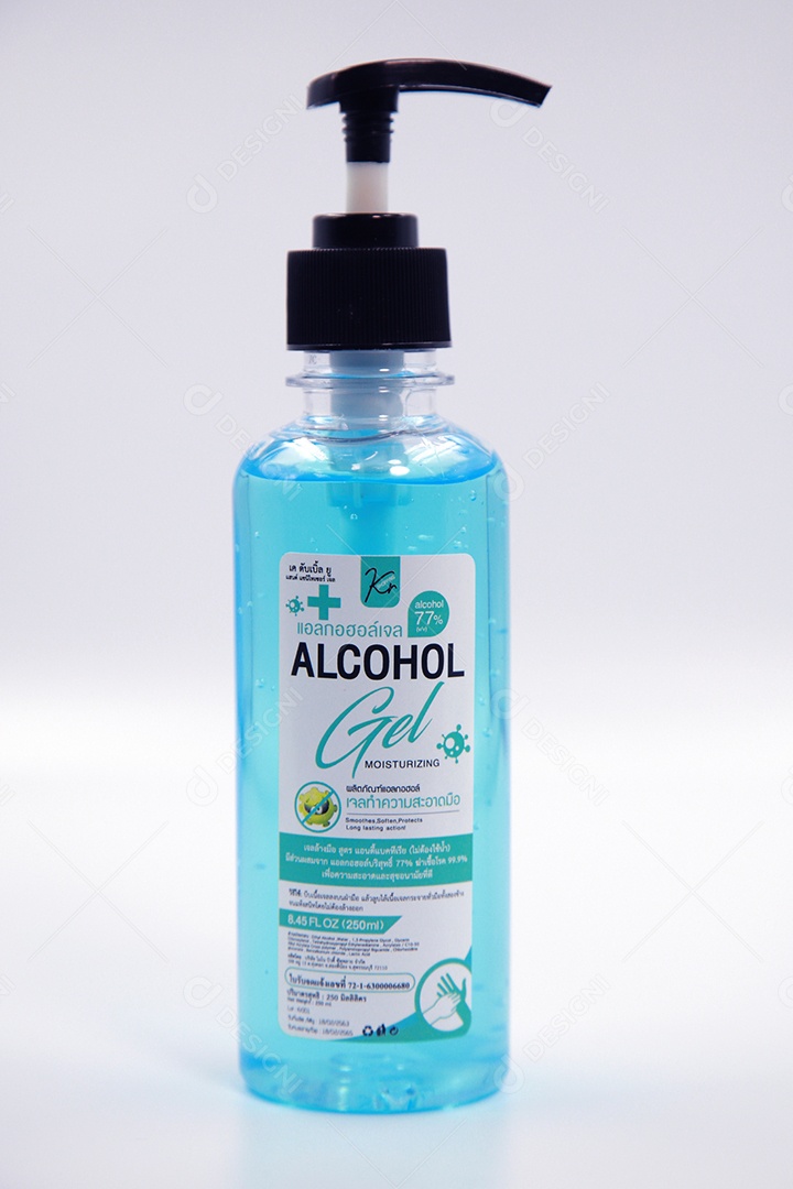 Álcool gel desinfetante para antibacteriano e proteger de Corona