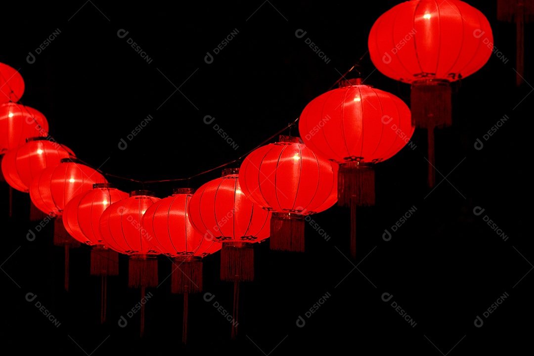 Lanterna de papel chinesa