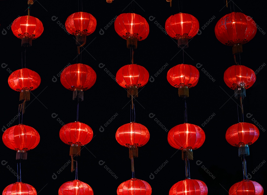 Lanterna de papel chinesa